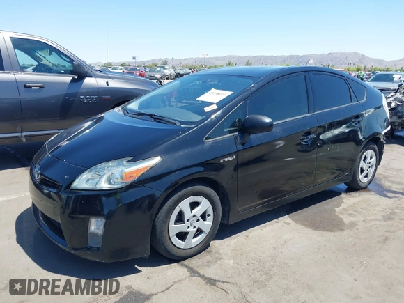 2010 Toyota Prius II with VIN JTDKN3DU7A0216969, listed as a IAAI auction lot 42238019 with 341,233 mi miles and . Bid and sale history available at DreamBid. Image 18.