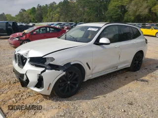 2023 BMW X3 xDrive30i with VIN 5UX53DP08P9N93668, listed as a Copart auction lot 51577175 with 36,007 mi miles and Clean Title. Bid and sale history available at carsss.com. Image 1.