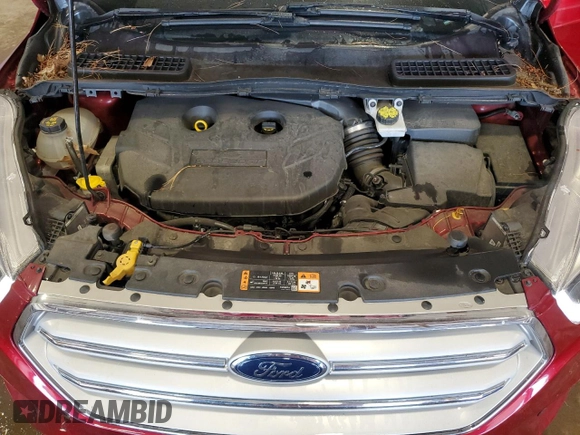2019 Ford Escape Titanium with VIN 1FMCU9J98KUB93072, listed as a Copart auction lot 61931205 with 64,412 mi miles and Salvage title. Bid and sale history available at DreamBid. Image 12.