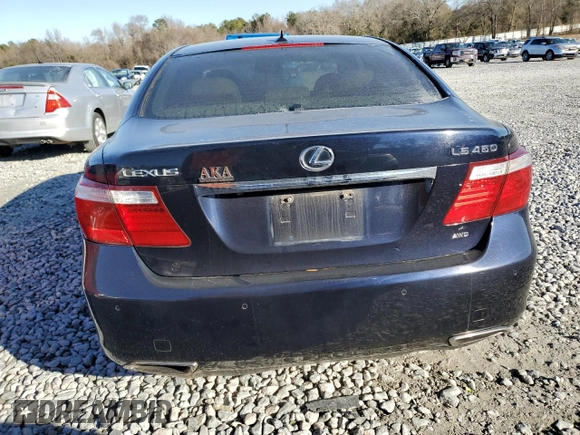 2009 Lexus LS 460 with VIN JTHCL46FX95000898, listed as a Copart auction lot 88355735 with 237,714 mi miles and Salvage title. Bid and sale history available at DreamBid. Image 6.