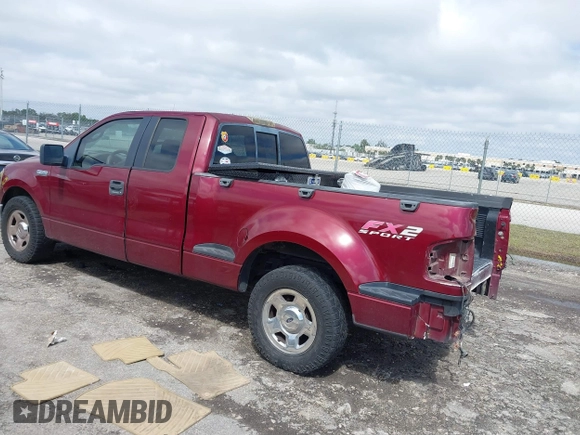 2005 Ford F-150 XLT with VIN 1FTPX02575KD61062, listed as a IAAI auction lot 41652446 with 1 mi miles. Bid and sale history available at carsss.com. Image 3.