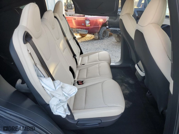 2022 Tesla Model X with VIN 7SAXCDE55NF356795, listed as a Copart auction lot 43056263 with 0 miles. Bid and sale history available at carsss.com. Image 10.