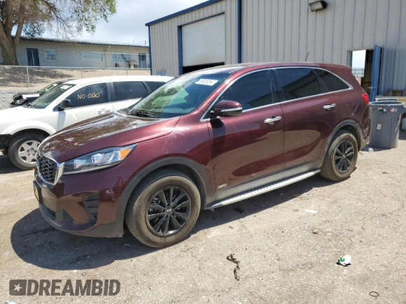 2019 Kia Sorento LX with VIN 5XYPGDA51KG522693, listed as a Copart auction lot 65609394 with 71,524 mi miles and Clean Title. Bid and sale history available at DreamBid. Image 1.
