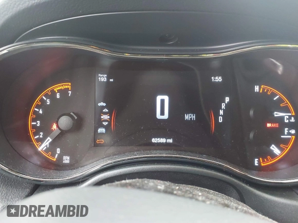2020 Dodge Durango R/T with VIN 1C4SDJCT9LC125025, listed as a IAAI auction lot 41428783 with 62,589 mi miles and . Bid and sale history available at DreamBid. Image 7.