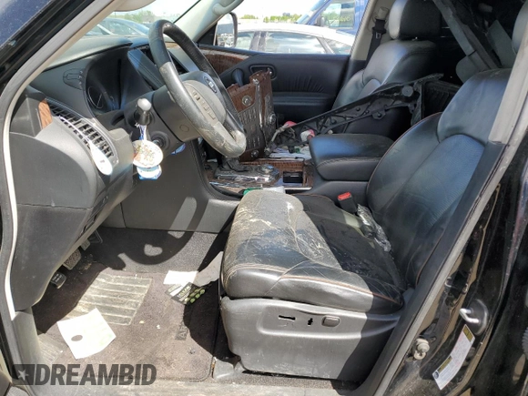2017 Nissan Armada Platinum z VIN JN8AY2NCXH9504904, wystawiony jako Copart lot #58023935 z przebiegiem Nie podano mil oraz Szkoda całkowita • Salvage title. Historia ofert i sprzedaży dostępna na DreamBid. Obrazek 7.