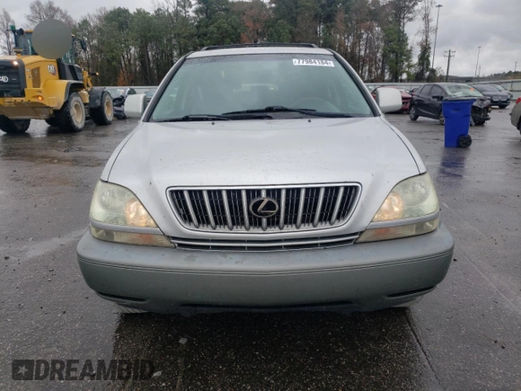 2002 Lexus RX 300 with VIN JTJGF10U320141862, listed as a Copart auction lot 77984184 with 260,379 mi miles and Salvage Title. Bid and sale history available at carsss.com. Image 5.
