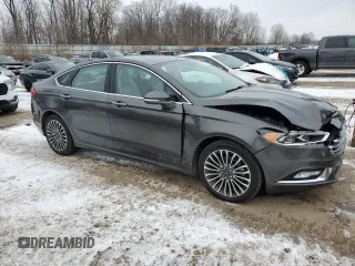 2018 Ford Fusion Titanium with VIN 3FA6P0D9XJR205833, listed as a Copart auction lot 44784245 with 154,766 mi miles and Salvage title. Bid and sale history available at DreamBid. Image 4.