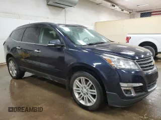 2015 Chevrolet Traverse LT with VIN 1GNKRGKD9FJ387195, listed as a Copart auction lot 58412955 with 145,071 mi miles and Clean title. Bid and sale history available at DreamBid. Image 4.