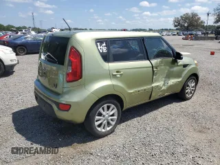 2013 Kia Soul + with VIN KNDJT2A66D7537057, listed as a Copart auction lot 50952195 with 41,561 mi miles and Salvage Title. Bid and sale history available at DreamBid. Image 3.