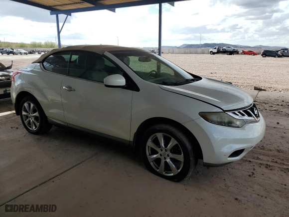 2014 Nissan Murano CrossCabriolet with VIN JN8AZ1FY3EW302579, listed as a Copart auction lot 45588985 with 108,426 mi miles and Salvage Title. Bid and sale history available at carsss.com. Image 4.