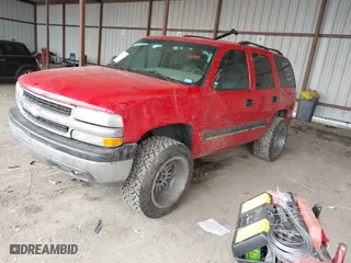 2002 Chevrolet Tahoe LT with VIN 1GNEC13Z52R148406, listed as a IAAI auction lot 41617948 with 190,502 mi miles. Bid and sale history available at carsss.com. Image 2.