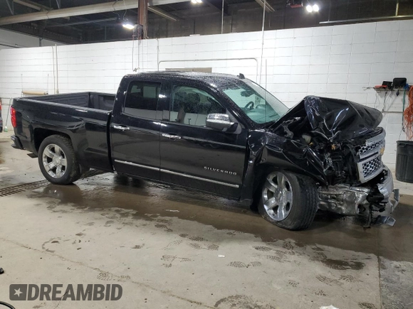 2014 Chevrolet Silverado 1500 LTZ with VIN 1GCVKSEJ7EZ319699, listed as a Copart auction lot 66067564 with 44,786 mi miles and Salvage Title. Bid and sale history available at DreamBid. Image 4.