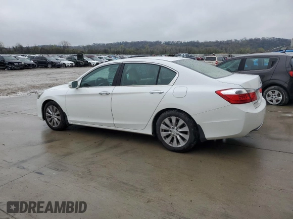2014 Honda Accord Sedan EX-L with VIN 1HGCR2F88EA044827, listed as a Copart auction lot 51655035 with 148,624 mi miles and Salvage Title. Bid and sale history available at carsss.com. Image 2.