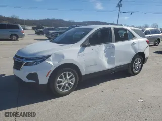 2022 Chevrolet Equinox LS with VIN 3GNAXSEV2NS234177, listed as a Copart auction lot 88888395 with 52,357 mi miles and Clean Title. Bid and sale history available at carsss.com. Image 1.