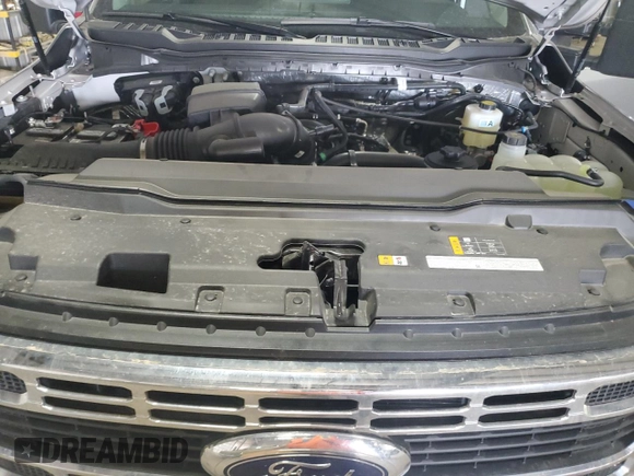 2023 Ford F-250 XL with VIN 1FT7X2BN8PED57681, listed as a Copart auction lot 58341604 with 8,220 mi miles and Salvage title. Bid and sale history available at DreamBid. Image 12.
