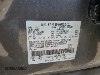 2023 Ford Explorer Limited with VIN 1FMSK7FH1PGA15693, listed as a Copart auction lot 46458305 with 35,295 mi miles and Salvage Title. Bid and sale history available at carsss.com. Image 14.