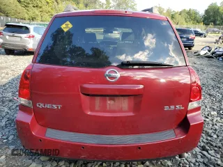 2006 Nissan Quest S Special Edition with VIN 5N1BV28U96N126152, listed as a Copart auction lot 72232864 with 108,412 mi miles and Clean Title. Bid and sale history available at carsss.com. Image 6.