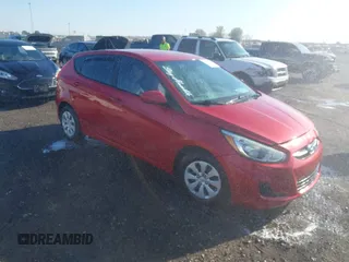 2015 Hyundai Accent GS with VIN KMHCT5AE9FU198103, listed as a IAAI auction lot 41876046 with 84,485 mi miles. Bid and sale history available at carsss.com. Image 1.
