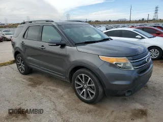 2015 Ford Explorer XLT with VIN 1FM5K8D87FGA25102, listed as a Copart auction lot 44557625 with 194,842 mi miles and Salvage Title. Bid and sale history available at carsss.com. Image 4.