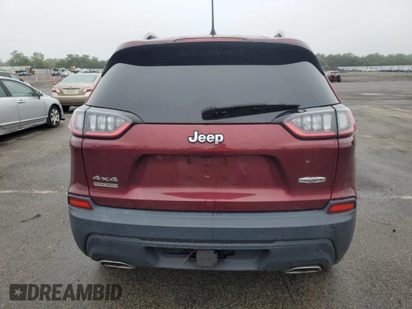 2021 Jeep Cherokee Latitude Lux with VIN 1C4PJMMX5MD117694, listed as a Copart auction lot 61139005 with 107,865 mi miles and Clean title. Bid and sale history available at DreamBid. Image 6.