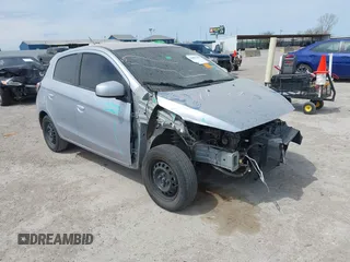 2021 Mitsubishi Mirage ES z VIN ML32AUHJ2MH012929, wystawiony jako IAAI lot #41887645 z przebiegiem 141 888 mil mil oraz . Historia ofert i sprzedaży dostępna na DreamBid. Obrazek 1.