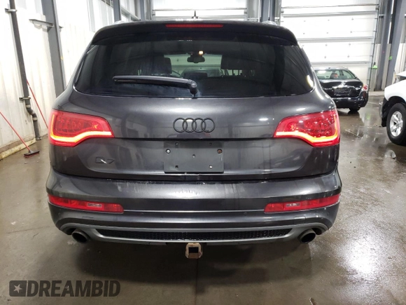 2011 Audi Q7 S line with VIN WA1DGAFE7BD008575, listed as a Copart auction lot 76127064 with 282,747 mi miles and Salvage title. Bid and sale history available at DreamBid. Image 6.