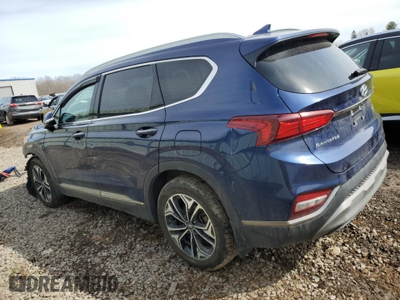 2020 Hyundai Santa Fe Limited with VIN 5NMS5CAA1LH144132, listed as a Copart auction lot 49504785 with 91,704 mi miles and Salvage Title. Bid and sale history available at carsss.com. Image 2.