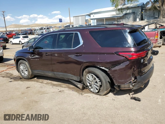 2023 Chevrolet Traverse LT Cloth with VIN 1GNERGKW3PJ291398, listed as a Copart auction lot 56634104 with 8,777 mi miles and Salvage Title. Bid and sale history available at carsss.com. Image 2.