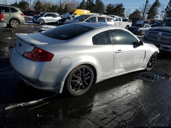 2006 Infiniti G35 Coupe with VIN JNKCV54E16M714947, listed as a Copart auction lot 42036175 with 149,538 mi miles and Salvage Title. Bid and sale history available at carsss.com. Image 3.