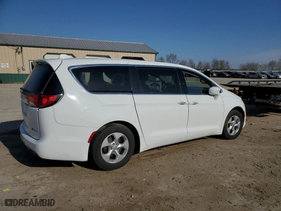 2018 Chrysler Pacifica Hybrid Touring Plus with VIN 2C4RC1H71JR159333, listed as a Copart auction lot 49529185 with 0 mi miles and Salvage Title. Bid and sale history available at carsss.com. Image 3.