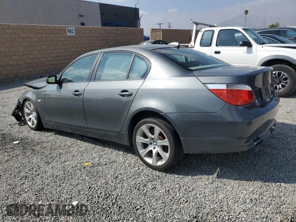 2007 BMW 5 Series 550i with VIN WBANB53507CP03981, listed as a Copart auction lot 50987905 with 163,247 mi miles and Salvage Title. Bid and sale history available at DreamBid. Image 2.