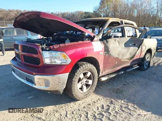 2014 Ram 1500 Express with VIN 1C6RR7KT4ES130556, listed as a IAAI auction lot 41023338 with 1 mi miles. Bid and sale history available at carsss.com. Image 2.