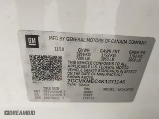 2019 Chevrolet Silverado 1500 LD Custom with VIN 2GCVKMEC4K1231145, listed as a IAAI auction lot 41095929 with 1 mi miles. Bid and sale history available at carsss.com. Image 9.