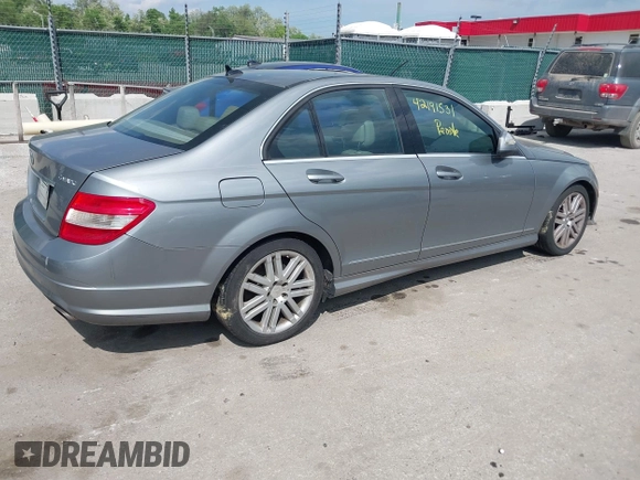 2008 Mercedes-Benz C 300 Sport with VIN WDDGF81X98F094109, listed as a IAAI auction lot 42191531 with 228,736 mi miles and . Bid and sale history available at carsss.com. Image 4.