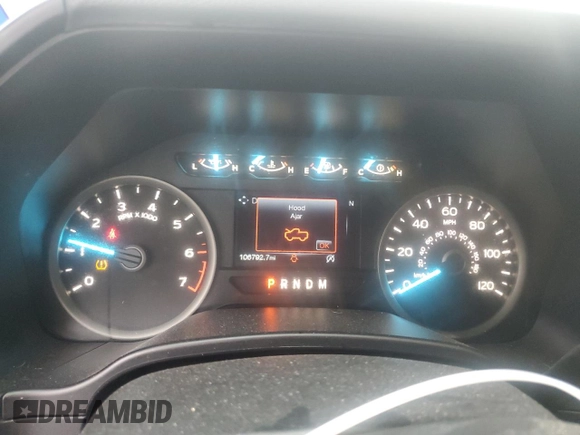 2020 Ford F-150 XL with VIN 1FTEW1C5XLKD27922, listed as a Copart auction lot 44441255 with 106,792 mi miles and Salvage Title. Bid and sale history available at carsss.com. Image 9.
