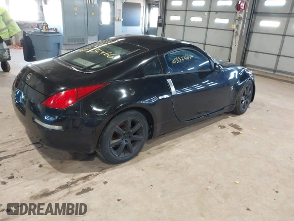 2004 Nissan 350Z Enthusiast with VIN JN1AZ34D84M100096, listed as a IAAI auction lot 41352466 with Not Provided miles and . Bid and sale history available at DreamBid. Image 4.