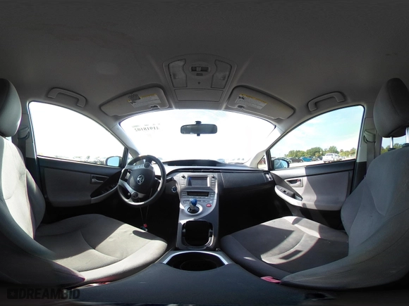 2012 Toyota Prius One with VIN JTDKN3DU4C1591831, listed as a IAAI auction lot 41918102 with 167,443 mi miles. Bid and sale history available at carsss.com. Image 18.