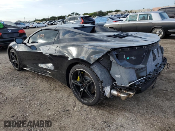 2022 Chevrolet Corvette 3LT with VIN 1G1YC3D42N5114853, listed as a Copart auction lot 65791292 with 3,803 mi miles. Bid and sale history available at carsss.com. Image 2.