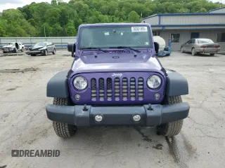 2018 Jeep Wrangler Unlimited Sport with VIN 1C4BJWDG9JL910410, listed as a Copart auction lot 56561955 with 57,450 mi miles and Salvage title. Bid and sale history available at DreamBid. Image 5.