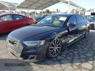 2021 Audi A8 with VIN WAU8DAF82MN024168, listed as a IAAI auction lot 41135584 with 15,946 mi miles. Bid and sale history available at carsss.com. Image 2.