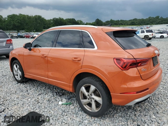 2020 Audi Q3 Premium with VIN WA1AECF36L1029066, listed as a Copart auction lot 59324785 with 174,398 mi miles and Salvage title. Bid and sale history available at DreamBid. Image 2.
