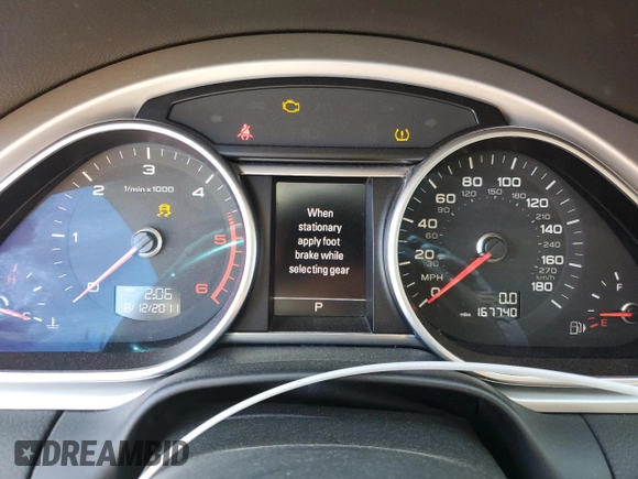 2012 Audi Q7 3.0L TDI Premium Plus with VIN WA1LMAFE3CD007204, listed as a Copart auction lot 50370865 with 167,740 mi miles and Clean Title. Bid and sale history available at carsss.com. Image 9.