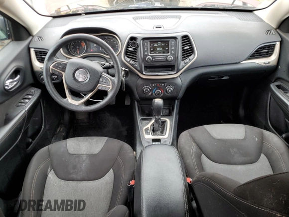 2016 Jeep Cherokee Sport with VIN 1C4PJLAS5GW217550, listed as a Copart auction lot 59204825 with 127,959 mi miles and Salvage title. Bid and sale history available at DreamBid. Image 8.