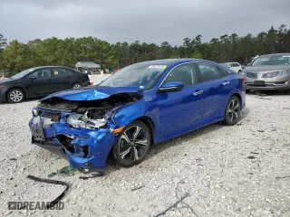 2017 Honda Civic Sedan Touring with VIN 2HGFC1F98HH648790, listed as a Copart auction lot 86579134 with 101,510 mi miles and Salvage Title. Bid and sale history available at carsss.com. Image 1.