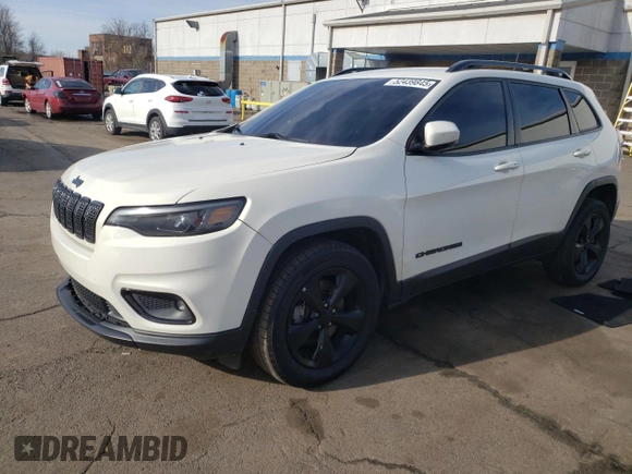 2019 Jeep Cherokee Latitude Plus with VIN 1C4PJMLB7KD362967, listed as a Copart auction lot 52439845 with 59,751 mi miles and Salvage title. Bid and sale history available at DreamBid. Image 1.