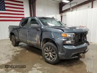 2019 Chevrolet Silverado 1500 Custom with VIN 3GCPYBEH2KG309386, listed as a Copart auction lot 47619785 with Not Provided miles and Salvage Title. Bid and sale history available at DreamBid. Image 4.