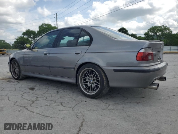 2002 BMW M5 z VIN WBSDE93422CF91970, wystawiony jako Copart lot #55524485 z przebiegiem 132 943 mil mil oraz Tytuł czysty. Historia ofert i sprzedaży dostępna na DreamBid. Obrazek 2.