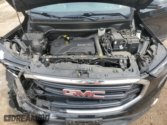 2020 GMC Terrain SLE with VIN 3GKALTEV9LL339448, listed as a Copart auction lot 55517915 with 33,250 mi miles and Salvage title. Bid and sale history available at DreamBid. Image 11.