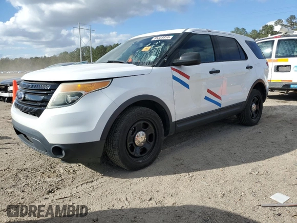 2013 Ford Utility Police Interceptor with VIN 1FM5K8AR1DGC73291, listed as a Copart auction lot 85339914 with 169,773 mi miles and Clean Title. Bid and sale history available at carsss.com. Image 1.