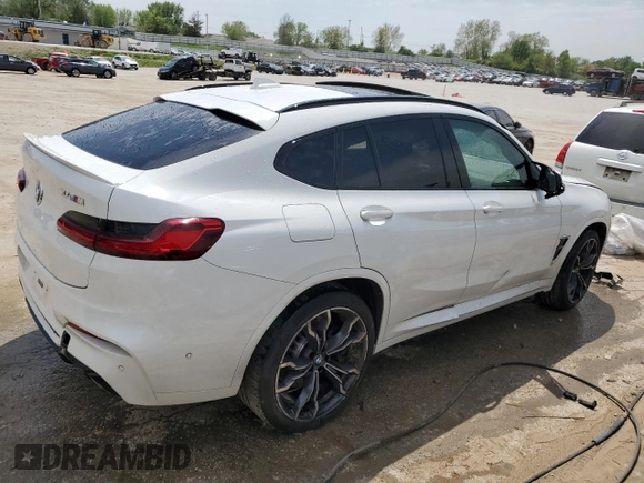 2021 BMW X4 M z VIN 5YMUJ0C01M9F02229, wystawiony jako Copart lot #50816634 z przebiegiem 28 562 mil mil oraz . Historia ofert i sprzedaży dostępna na DreamBid. Obrazek 3.